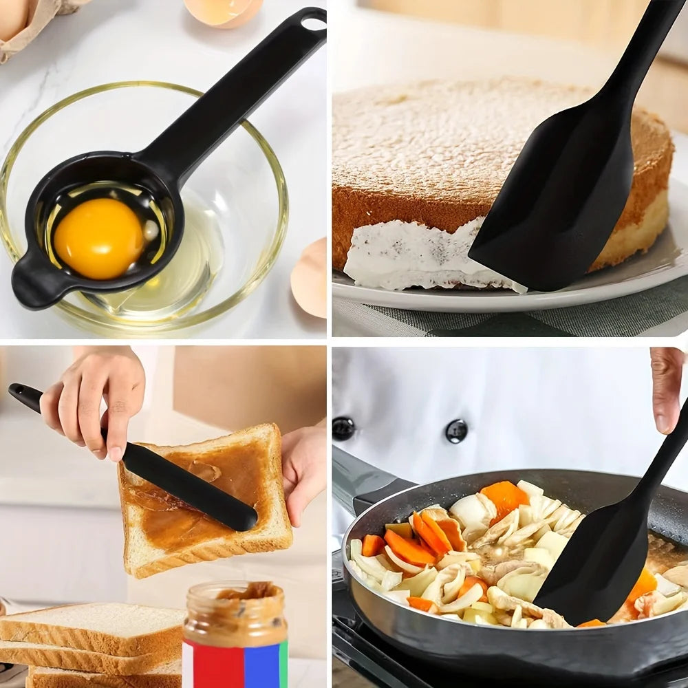 30-Piece Silicone Kitchen Utensil Set with Wooden Handles Silicone Utensil Set Nixie