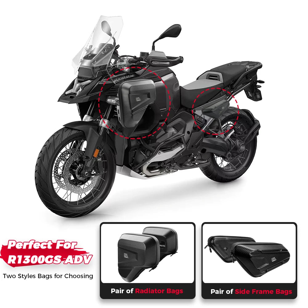 KEMIMOTO EVA Waterproof Side Bags for BMW R1300GS Adventure Motorcycle Side Bags Nixie