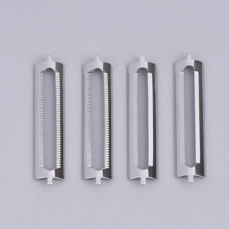 10-Pack Stainless Steel Double Peeler Blades – Kitchen Tool Peeler Blades Nixie