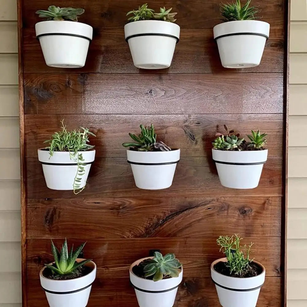 Wall Mounted Metal Flowerpot Holder Ring 4/5/6/8 Inch Sizes Flowerpot Wall Bracket Nixie
