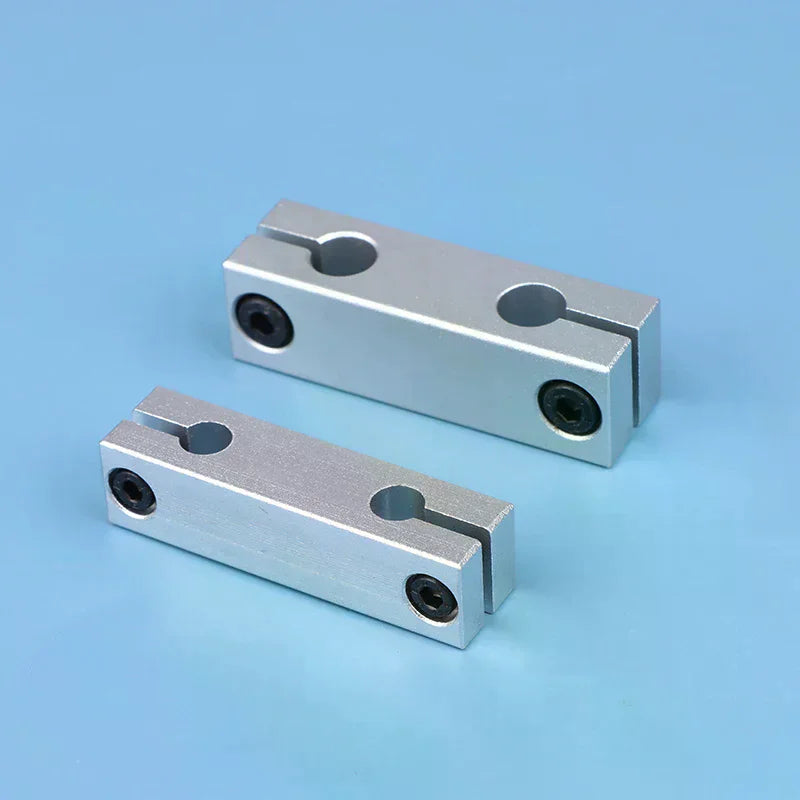 6mm 8mm Aluminum Parallel Clamp Optical Axis Rod Connector Parallel Clamp Connector Nixie