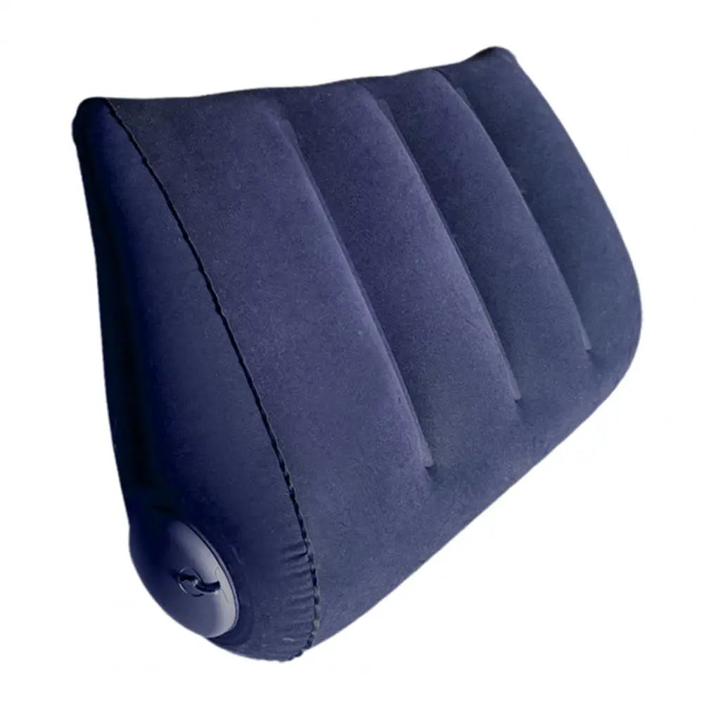 Inflatable Wedge Pillow – Portable, Built-In Pump, Posture Inflatable Wedge Pillow Nixie Navy Blue