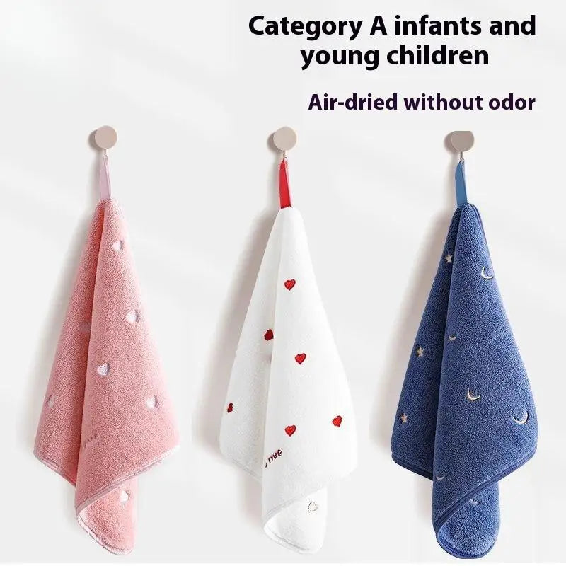 JETTING Embroidered Cotton Hand Towel 30x30cm – Soft & Absorbent Cotton Hand Towel Nixie