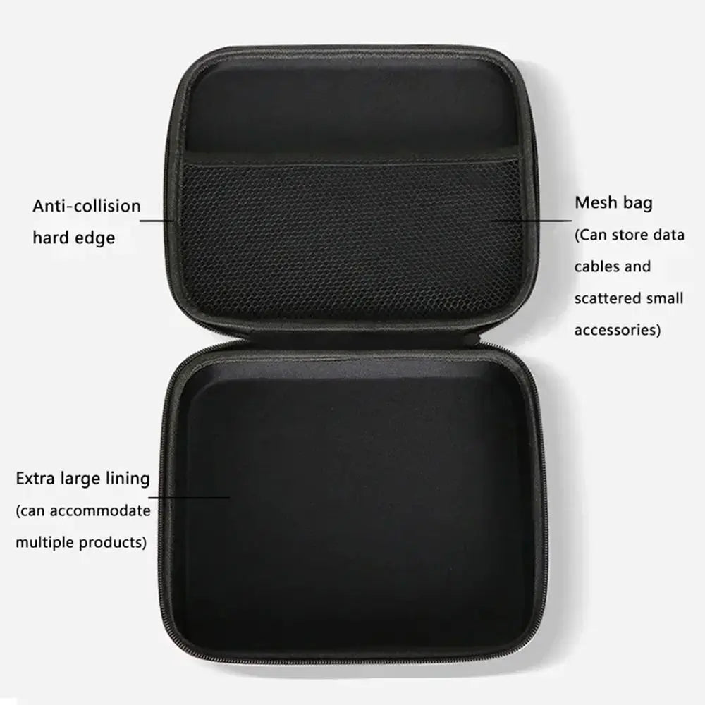 EVA Zipper Storage Box – Shockproof Portable Travel Case