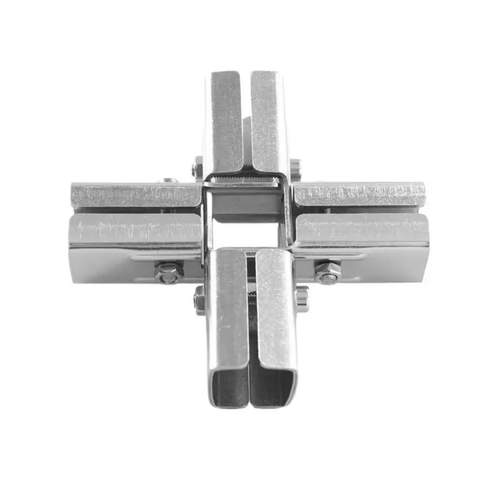 Galvanized Steel Square Tube Connector | No-Weld Pipe Joint Pipe Tube Connector Nixie