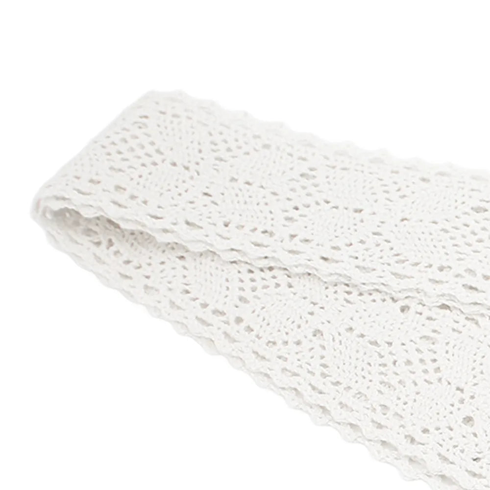 10 Yards Cotton Lace Ribbon Trim – Vintage Hollow DIY Sewing Lace Ribbon Trim Nixie