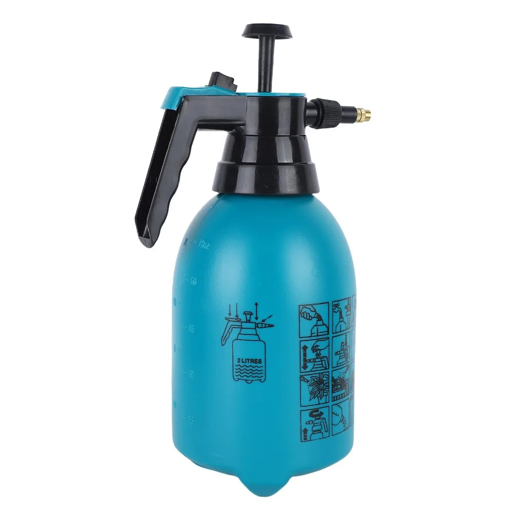 Handheld Pump Pressure Sprayer | Copper Nozzle – Blue