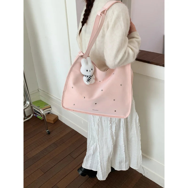 Korean-Style Women's Large Capacity Commuter Shoulder Bag Women's Shoulder Bag Nixie