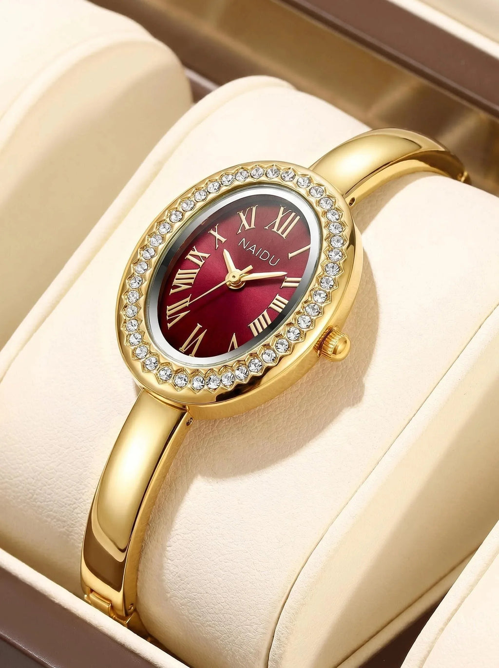 Women's Roman Numeral Quartz Watch – Casual Alloy Timepiece Women's Quartz Watch Nixie