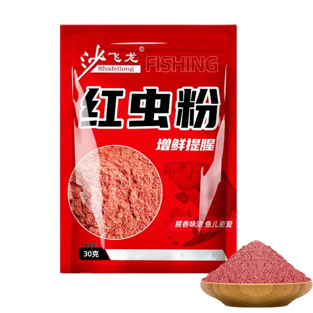 Red Worm Scent Powder – Concentrated Freshwater Fishing Attractant