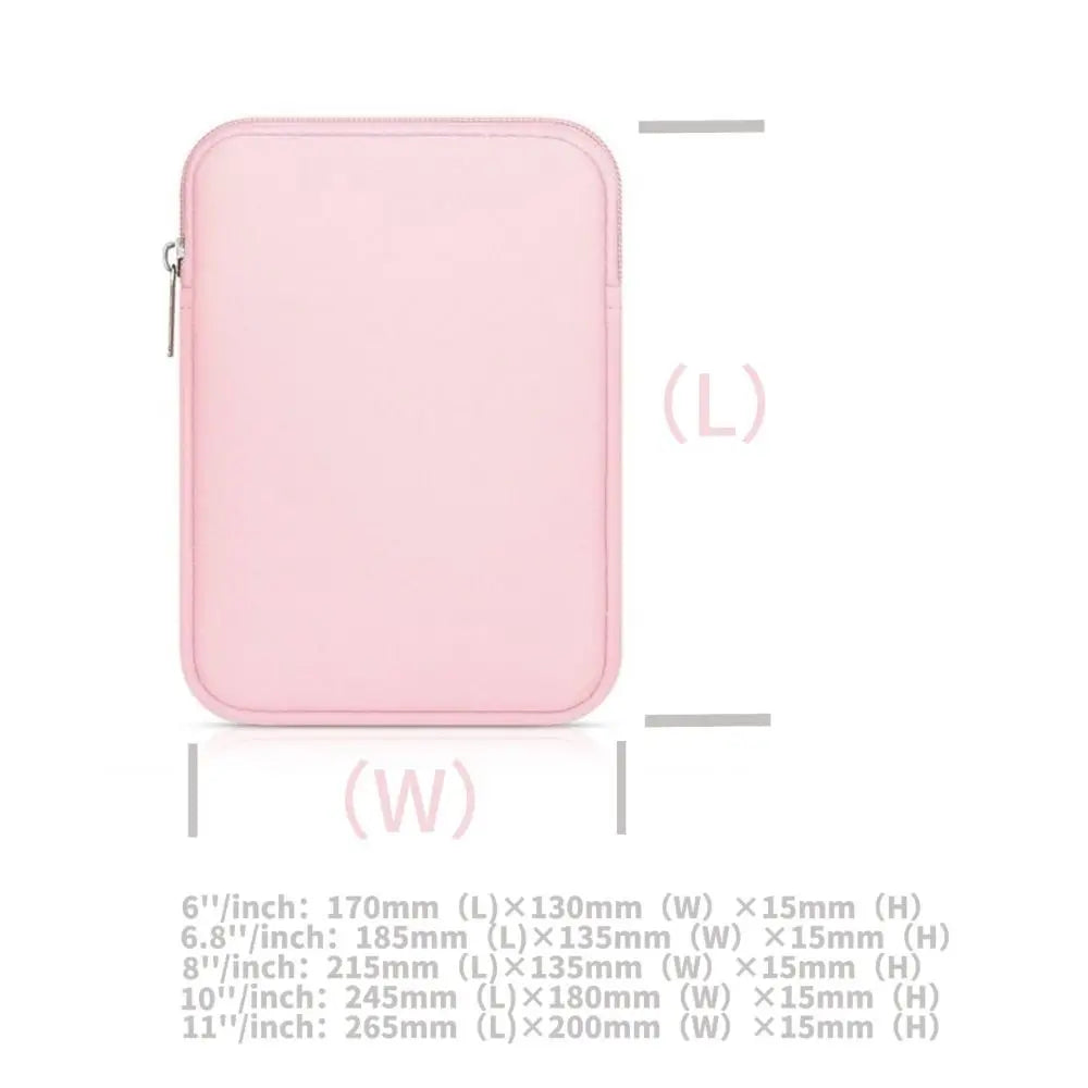 E-Reader Sleeve 6–11 Inch | Kindle Kobo Boox Foam Carry Case E-Reader Sleeve Case Nixie