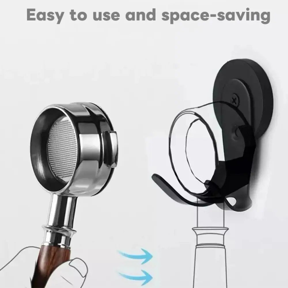 Magnetic Double Hook for Coffee Machines – Stainless Steel Magnetic Storage Hook Nixie