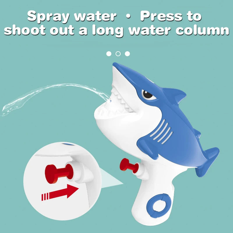 Kids Cartoon Squirt Water Toy – Puffer Fish & Shark Beach Fun Kids Water Squirt Toy Nixie