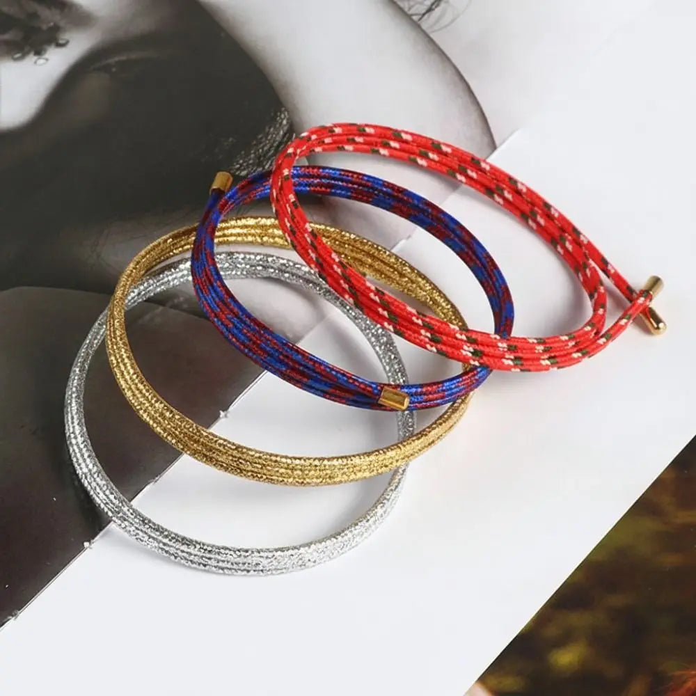 Multicolor Magnetic Rope Bracelet – Adjustable 51cm DIY Cord Magnetic Rope Bracelet Nixie