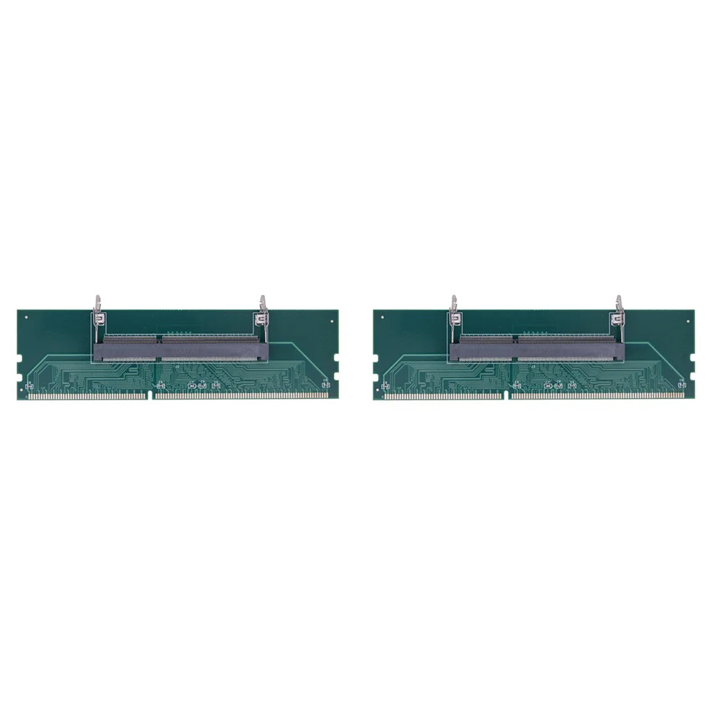 SO-DIMM to DIMM Adapter Card | DDR3 DDR4 DDR5 Laptop to Desktop Memory Adapter Card Nixie 2pc DDR3 to desktop