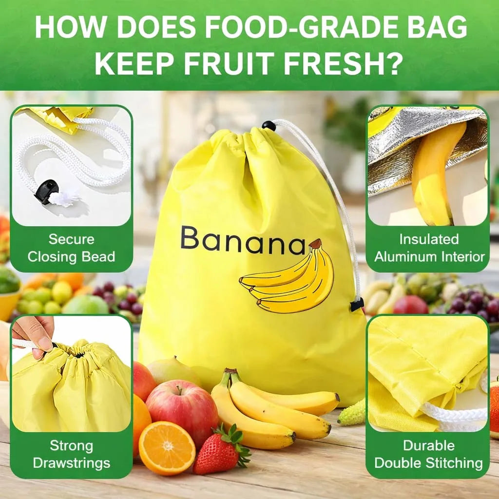Reusable Eco-Friendly Produce Storage Bags | 1 or 3 Pack Produce Storage Bag Nixie