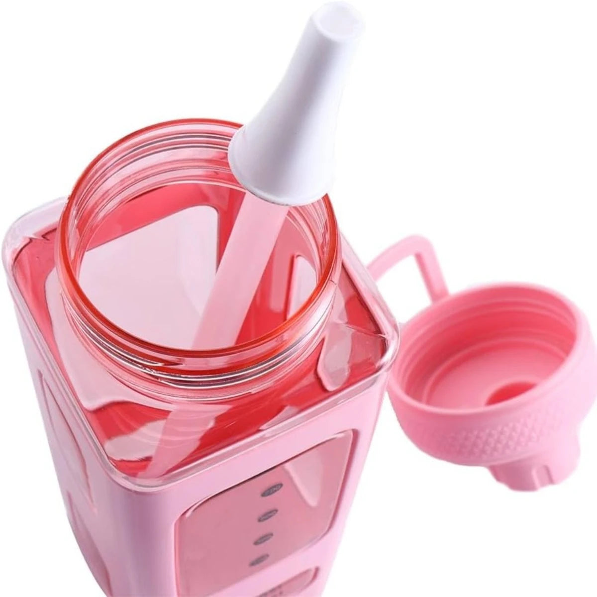 700ml Kawaii Kids Water Bottle with Straw & 3D Sticker – BPA-Free Kids Water Bottle Nixie