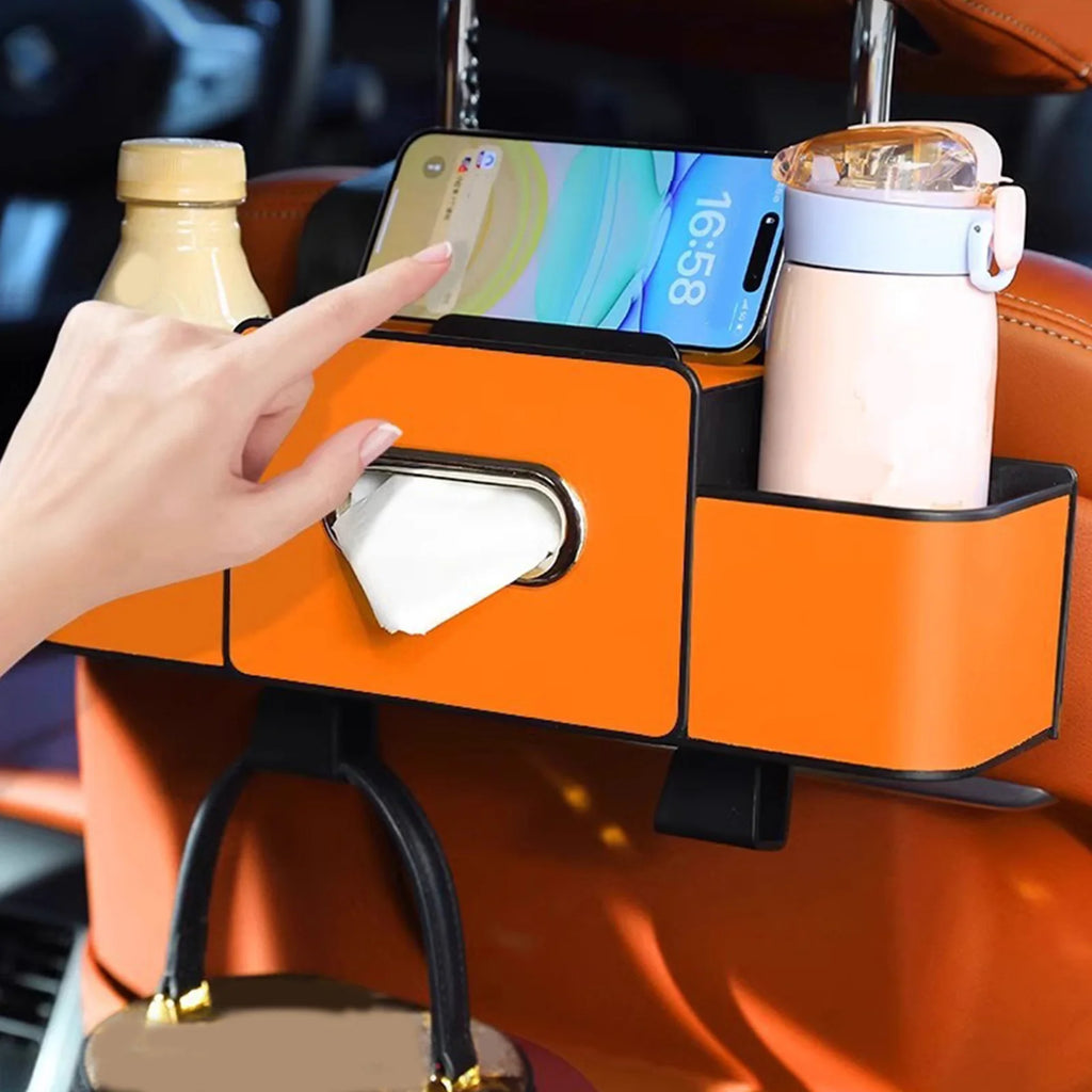 Car Backseat Organizer – Cup Holders, Tissue Box & Hooks Car Seat Organizer Nixie