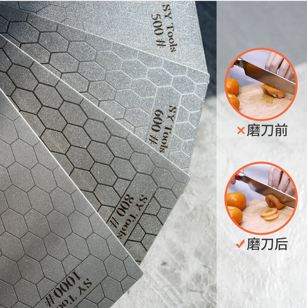 Diamond Sharpening Stone Honeycomb Multi-Grit Knife Sharpener Diamond Sharpening Stone Nixie