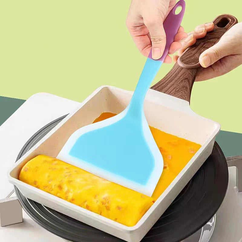 Silicone Wide Spatula – Egg Flipper & Pancake Turner, Non-Stick Silicone Spatula Nixie