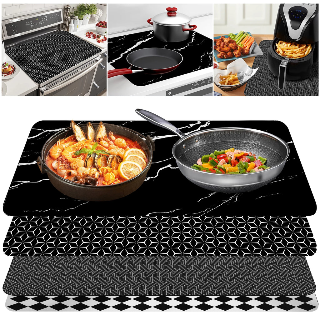 Silicone Induction Cooktop Mat – Heat-Resistant Protector Cooktop Protector Mat Nixie