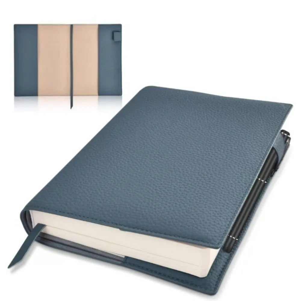 A5 PU Leather Notebook Cover – Replaceable Solid Color