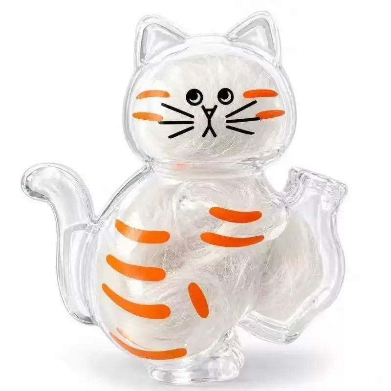 Transparent Cat Fur Storage Box Magnetic Fridge Organizer Pet Keepsake Storage Nixie A