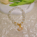 Vintage Imitation Hetian Jade Beaded Bracelet | Women's Gift Beaded Bracelet Nixie Dark green