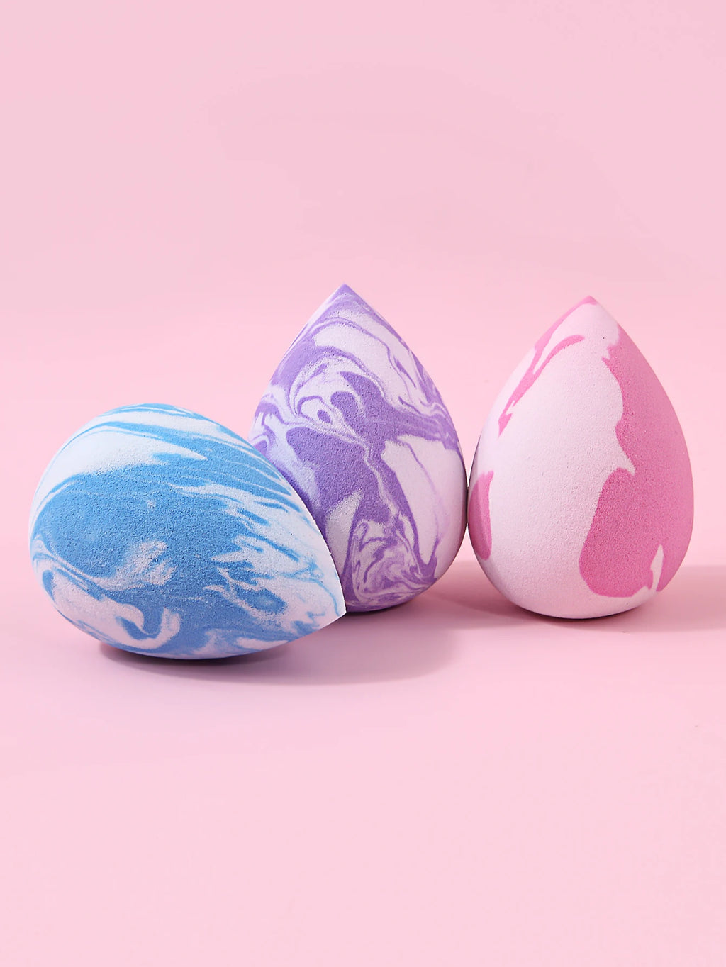 3PCS Two-Color Makeup Sponge Powder Puff – Dry & Wet Use Makeup Sponge Puff Nixie