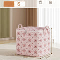 Foldable Clothes Storage Bin with Handle – Cherry Blossom