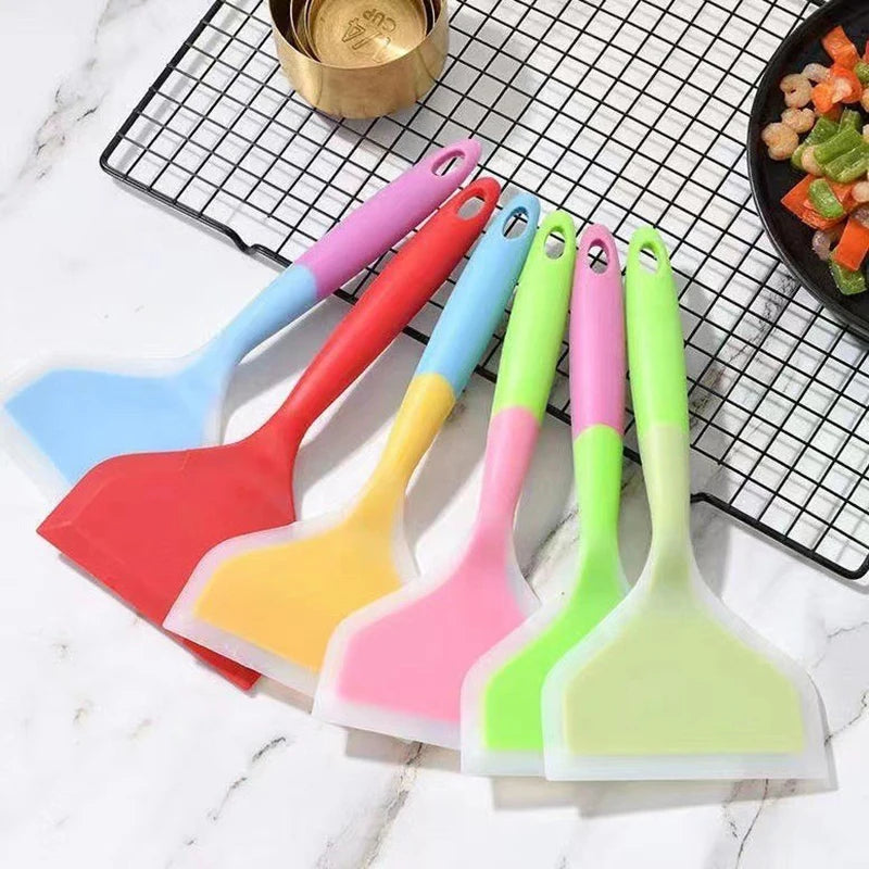 Silicone Wide Spatula – Egg Flipper & Pancake Turner, Non-Stick Silicone Spatula Nixie