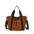 Nixie Nylon Crossbody Gym Bag – Travel & Sport Tote for Women Crossbody Tote Bag Nixie Orange