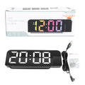 LED Projection Alarm Clock Large Screen Digital Display