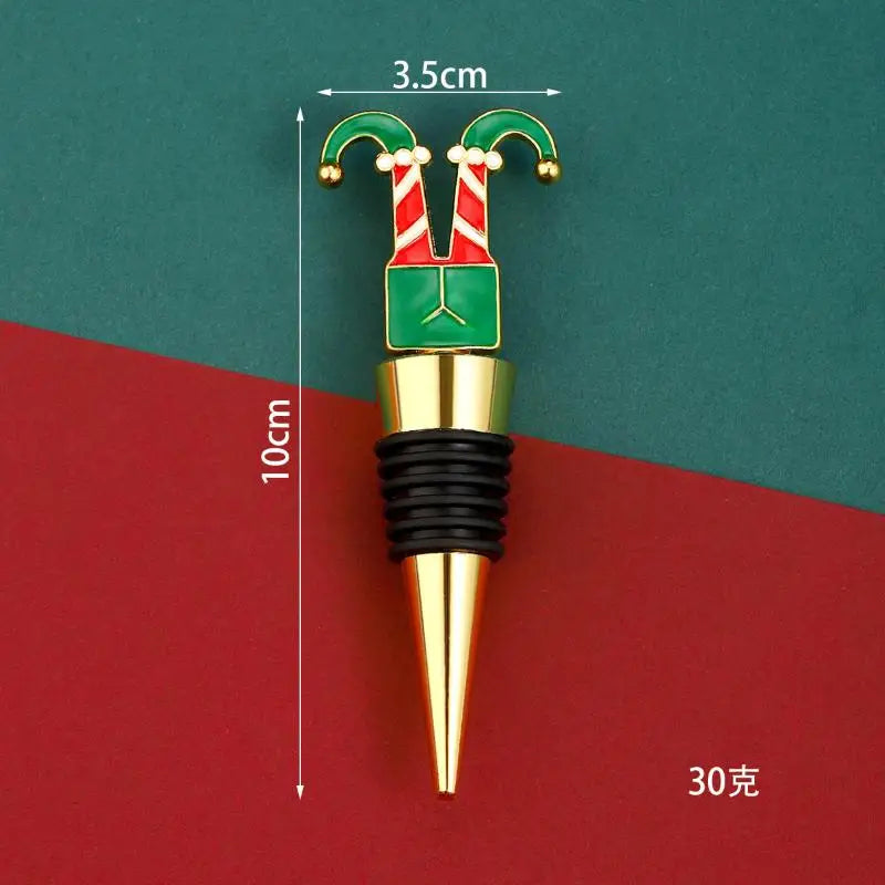 Snowman Christmas Wine Stopper – Airtight Zinc Alloy Bottle Seal