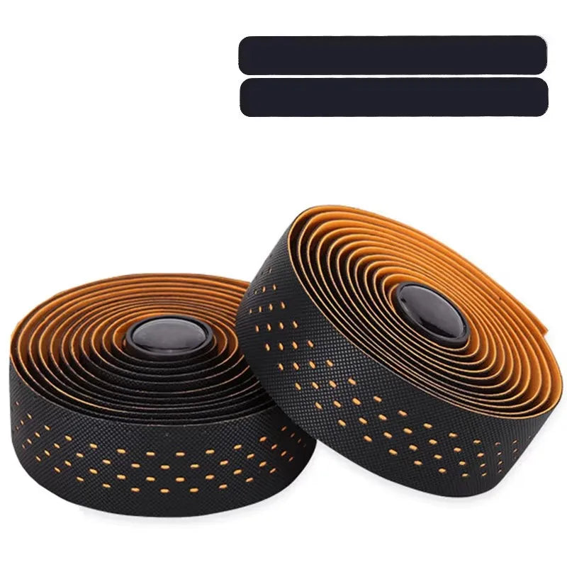 BUCKLOS Bike Handlebar Tape | Non-Slip Road & Gravel Bar Wrap Bicycle Handlebar Tape Nixie ORANGE