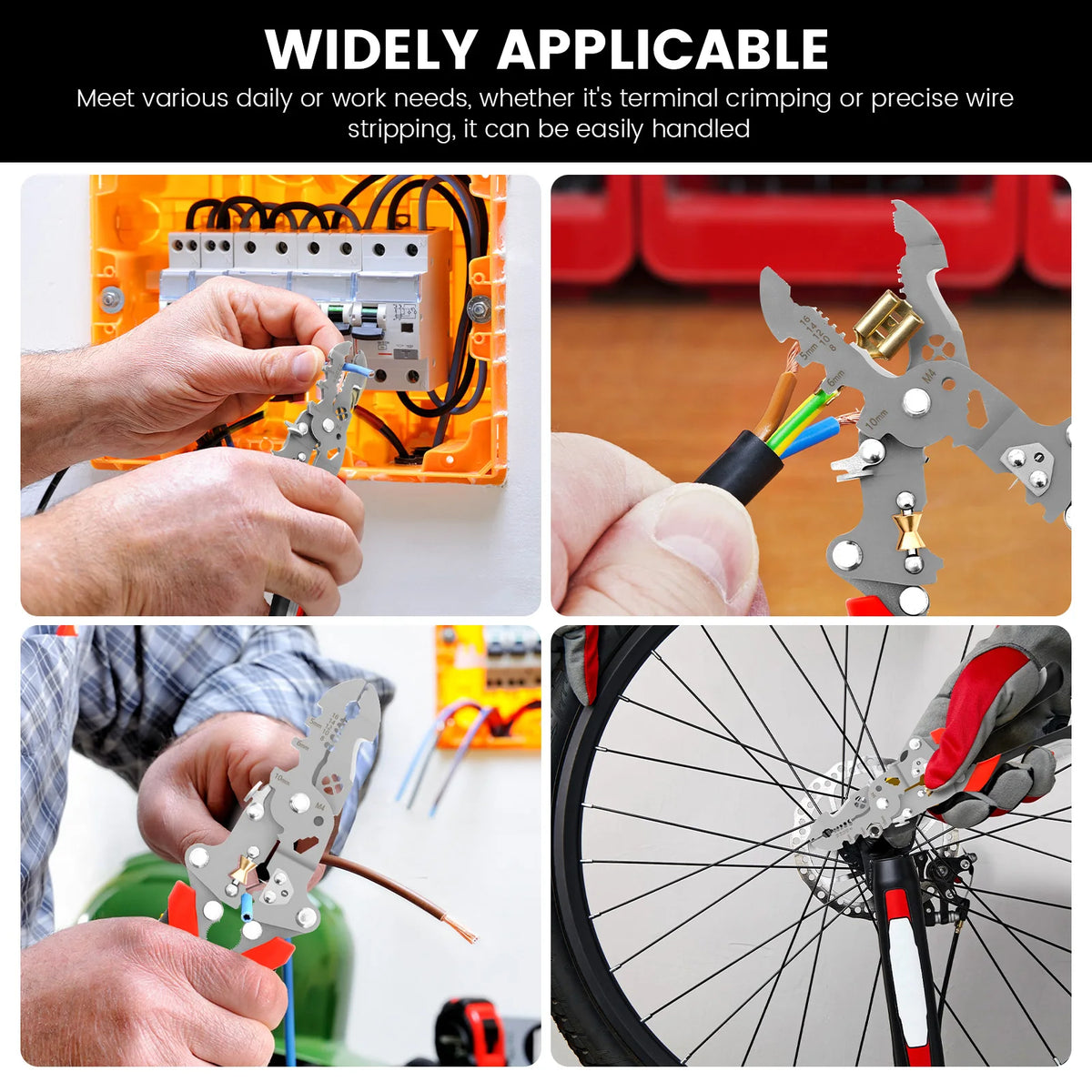 21-in-1 Wire Stripper Pliers | Chrome Vanadium Steel Crimper Wire Stripper Pliers Nixie