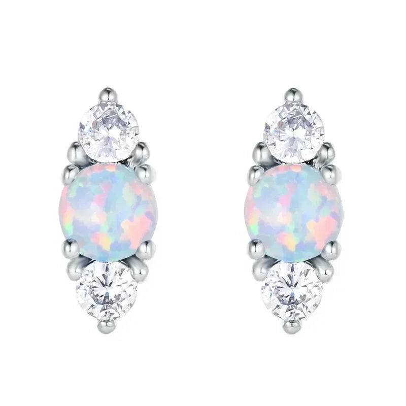 Opal Simulated Crystal Animal Dangle Earrings – Lead & Nickel Free Dangle Earrings Nixie