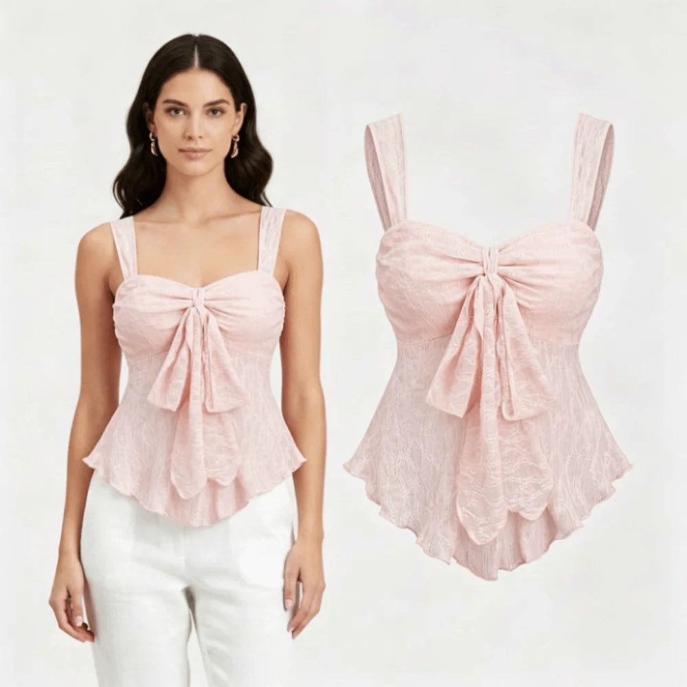 Lace Camisole Crop Vest | Sweetheart Neck Backless Top S-XL Lace Crop Vest Nixie