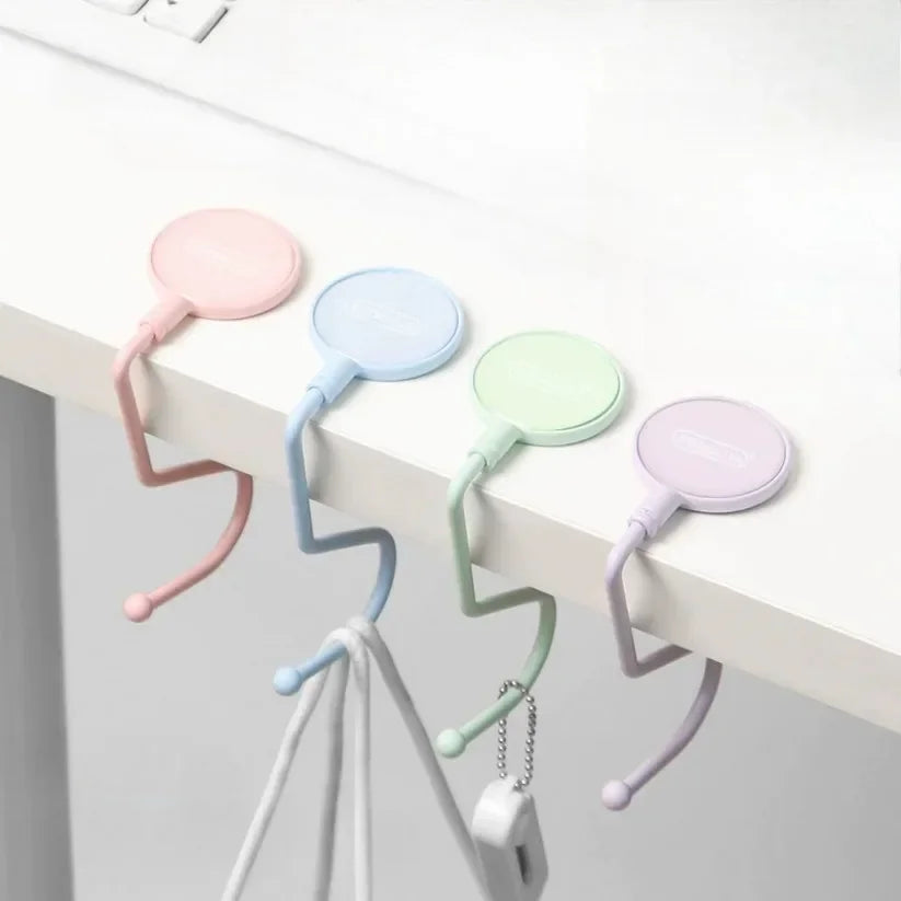 Nixie Desktop Bag Hook – Aluminum Desk Hanger, Non-Slip Desk Bag Hook Nixie