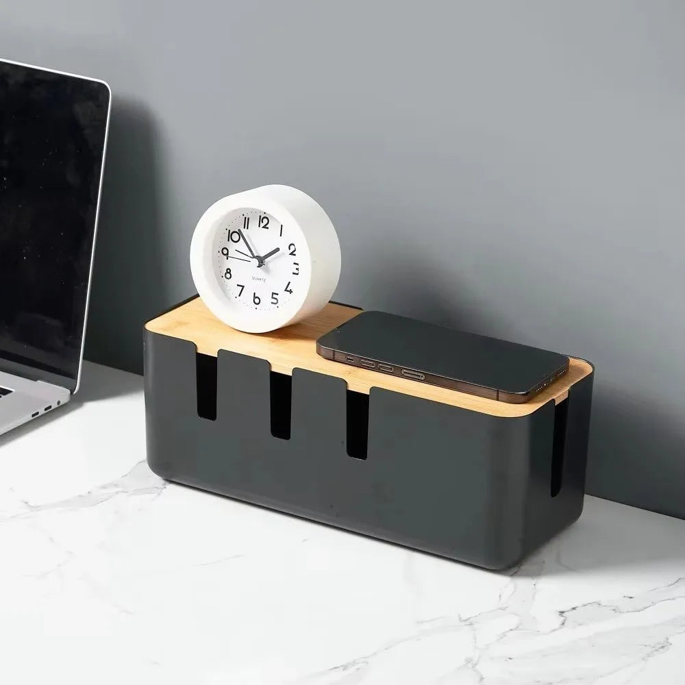 Cable Management Box Power Strip Wire Organizer | Modern Cable Management Box Nixie