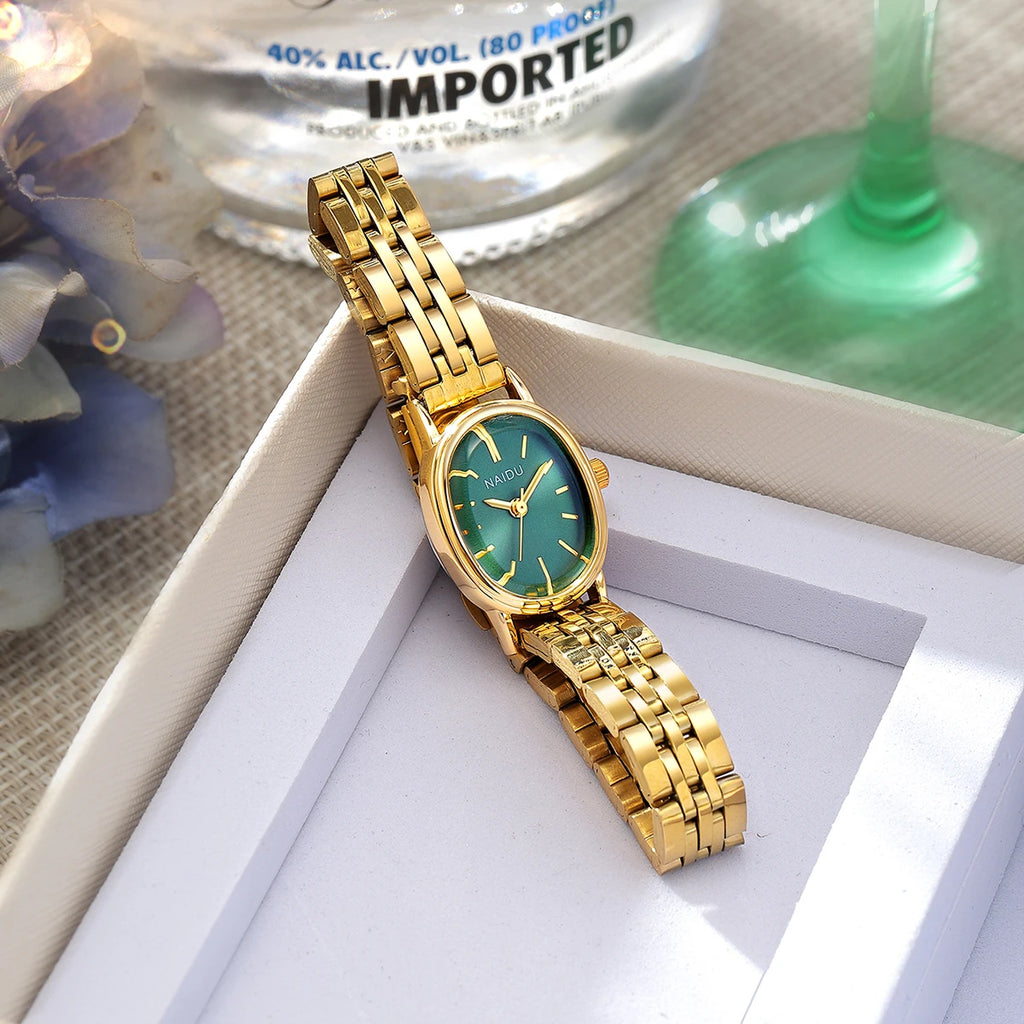 Naidu Artistic Quartz Fashion Watch – Numberless Dial Fashion Quartz Watch Nixie