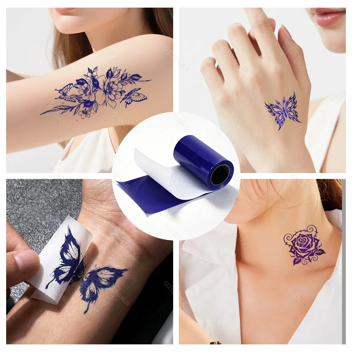 52mm Tattoo Transfer Paper Rolls for Mini Thermal Printer | 2 Inch