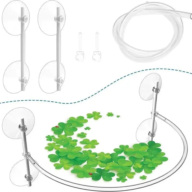 Aquarium Floating Plant Corral & Fish Feeding Ring – PVC Aquarium Plant Corral Nixie