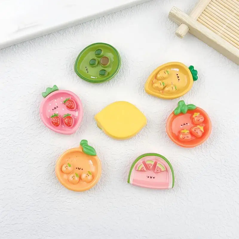 Fruit Resin Charms 7Pcs – DIY Jewelry, Scrapbooking & Crafts DIY Resin Charms Nixie