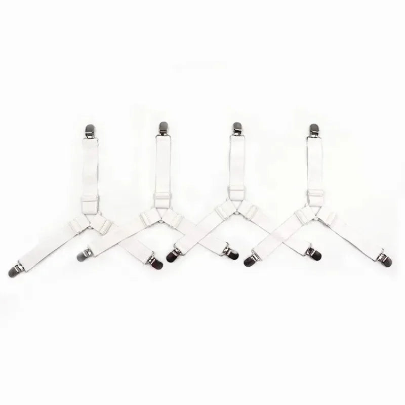 4-Pack Adjustable Elastic Sheet & Tablecloth Holder Clips