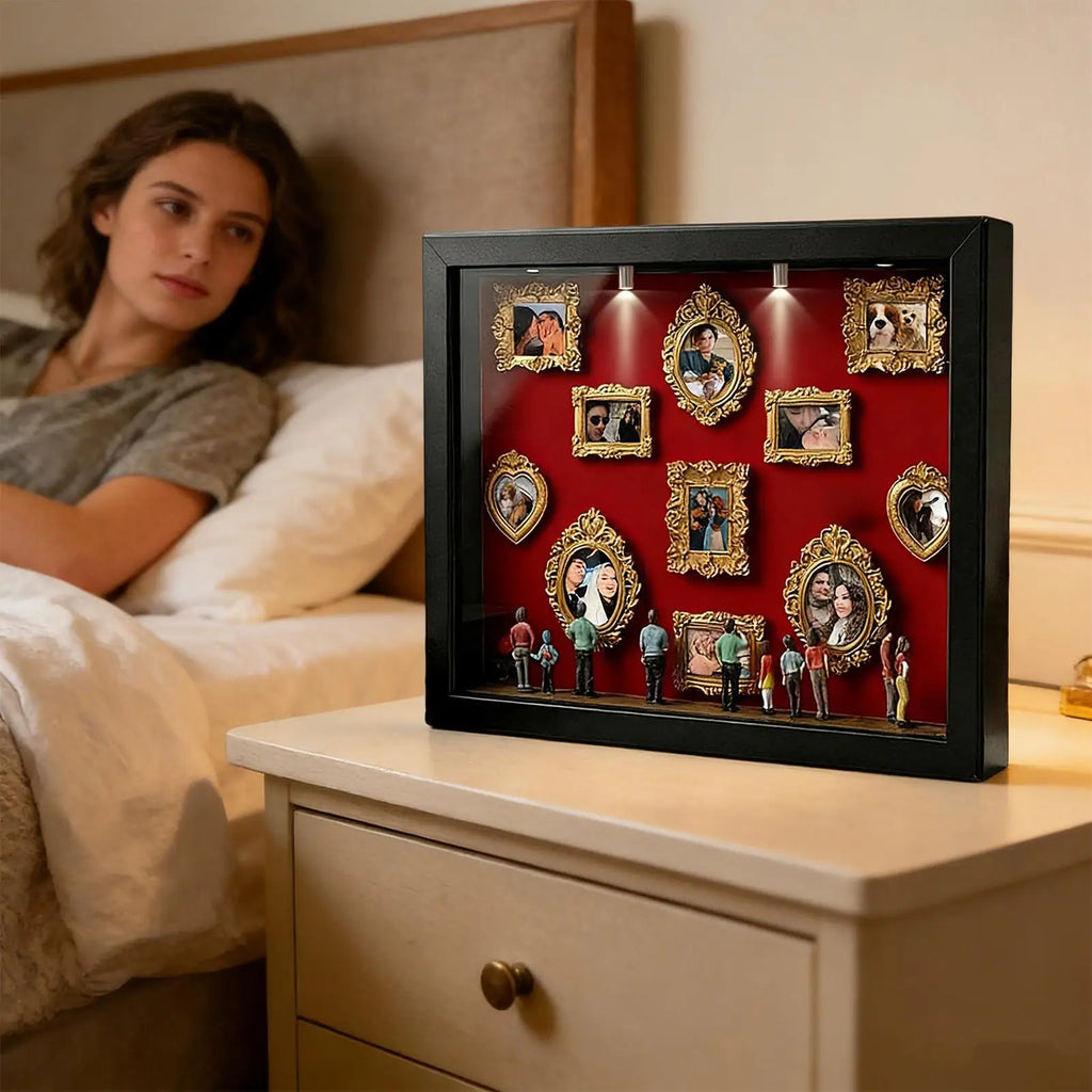 DIY Mini Museum Shadow Box – 11 Frames & 8 Figurines | Nixie