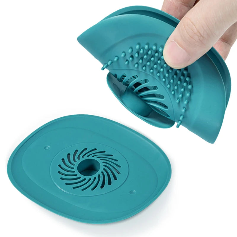 Silicone Hair Catcher Shower Drain Cover & Sink Strainer Drain Strainer Nixie