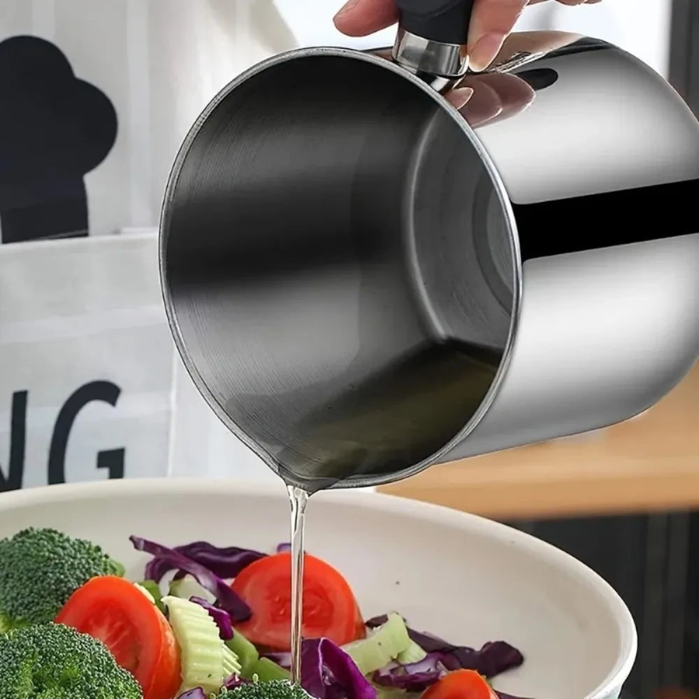 Stainless Steel Oil Filter Cup – Leak-Proof Storage Bottle Oil Storage Bottle Nixie