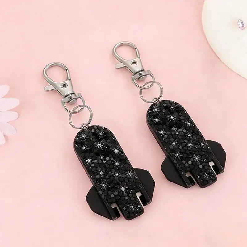 Rhinestone Bling Bottle Opener Keychain | Stylish Gift