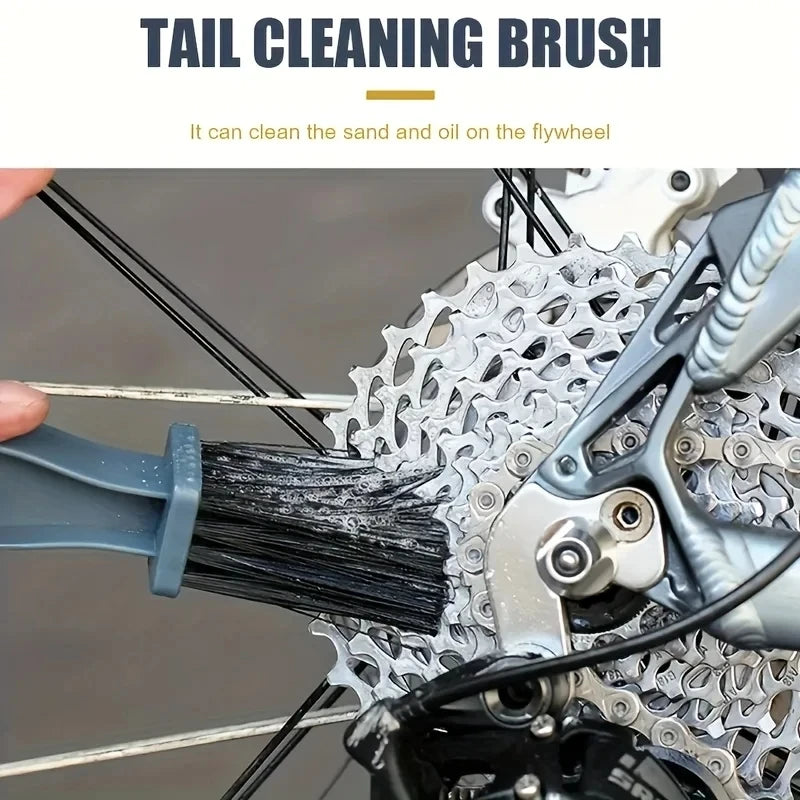 Bicycle Chain & Gear Cleaning Brush – Portable Bike Tool Bike Cleaning Brush Nixie